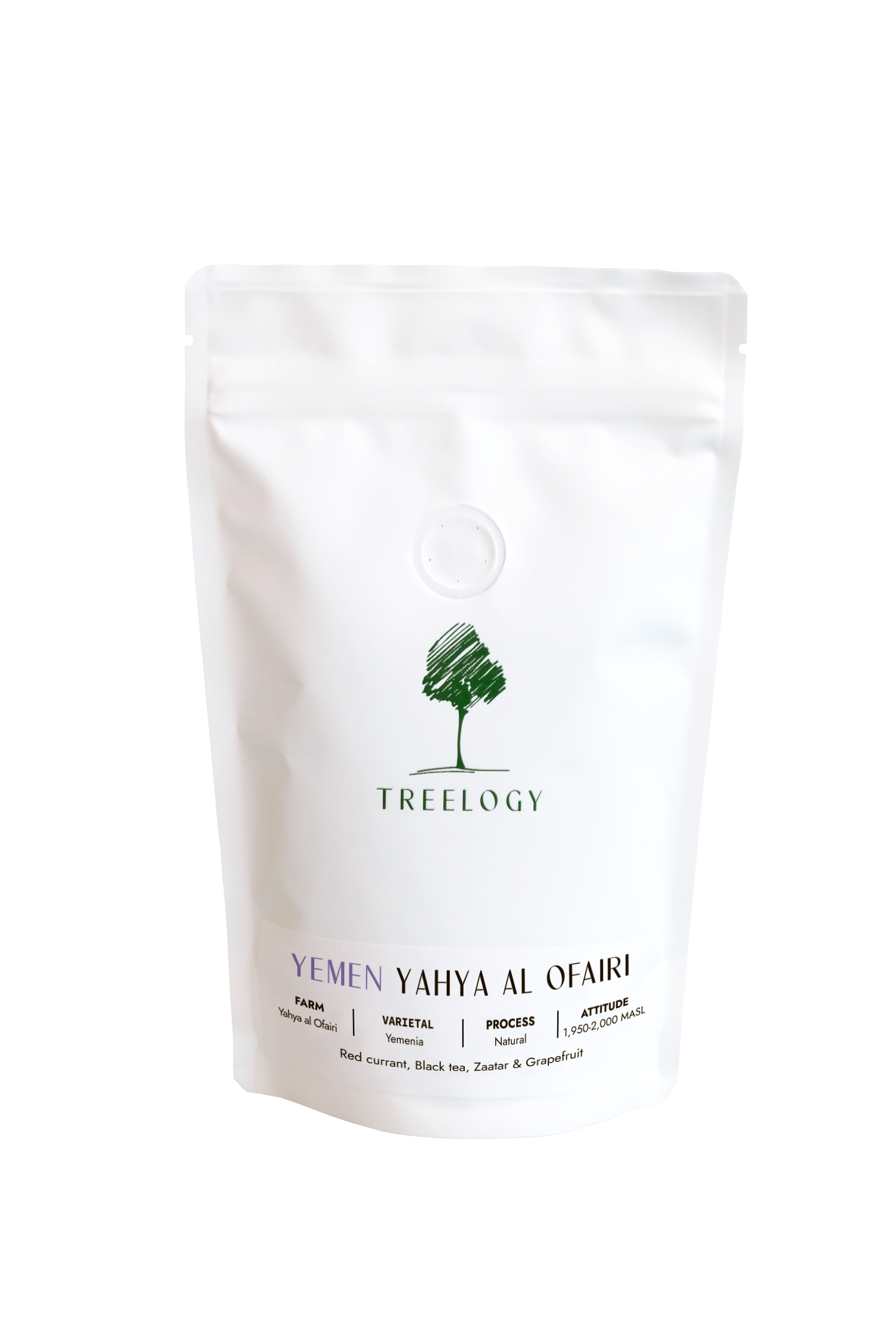 Treelogy Coffee bag of Yemen Yahya Al Ofairi speciality coffee beans